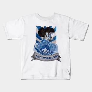 tattooed lady Kids T-Shirt